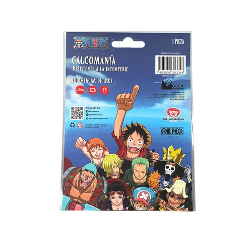 GEEK INDUSTRY - STICKERS DECORATIVOS ONE PIECE 1