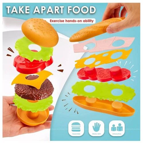 Hot Dog Fisher Price Carrito De Hamburguesas Juguete La