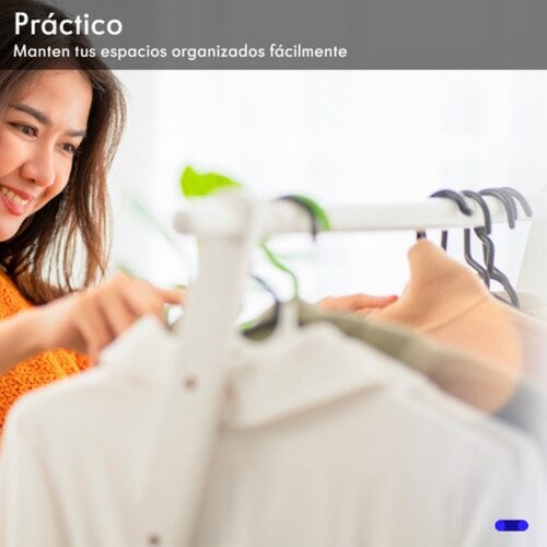 Ganchos Para Ropa Económicos Grandes 100 Piezas Negro 