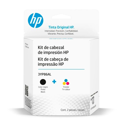 Kit Cabezal De Impresión Hp Negro+Tricolor 3YP86AL Para GT5810 GT5820 Ink Tank