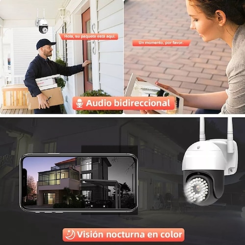 Cámara Seguridad Exterior 3mp 5gwifi Vigilancia 