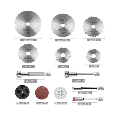 Set Discos De Corte Para Dremel Sierra Hss Taladro 99 Piezas