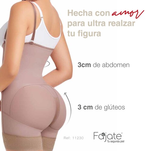 Faja Colombiana Body Short Strapless Ultra realce de Pompas Fajate Original Marca nro 1 de Colombia.