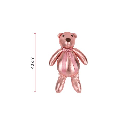 Decoración Navidad Set 2 Osos Peluche De Tela Tv Ofertas Fredo Adorno Navideño 40 Cm