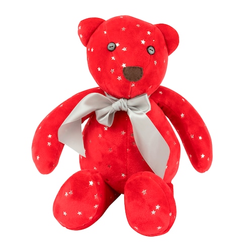 Decoración Navidad Set 2 Osos De Tela Tv Ofertas Fredo Adorno Navideño 40 Cm
