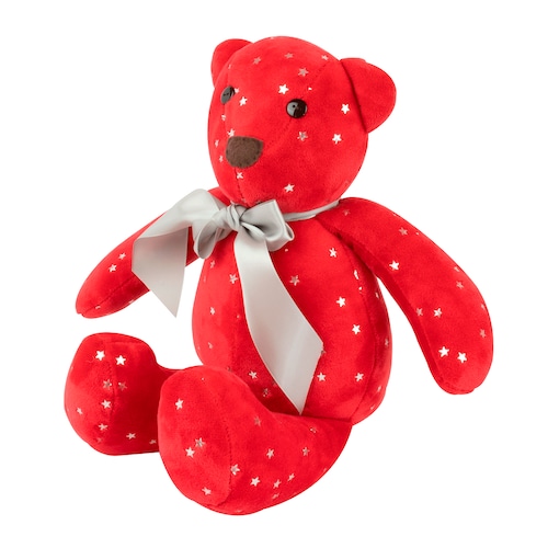 Decoración Navidad Set 2 Osos De Tela Tv Ofertas Fredo Adorno Navideño 40 Cm