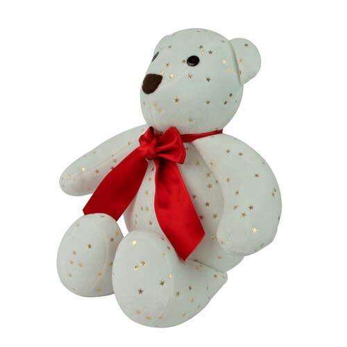 Decoración Navidad Set 2 Osos De Tela Tv Ofertas Fredo Adorno Navideño 40 Cm