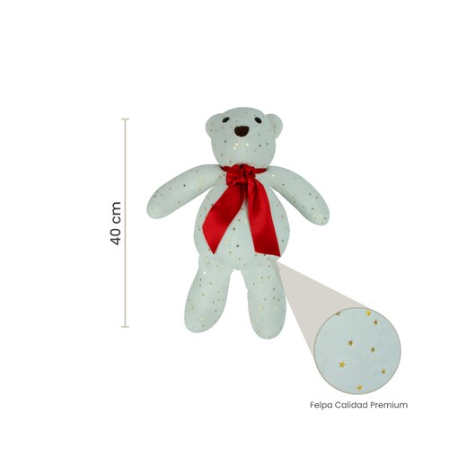 Decoración Navidad Set 2 Osos De Tela Tv Ofertas Fredo Adorno Navideño 40 Cm