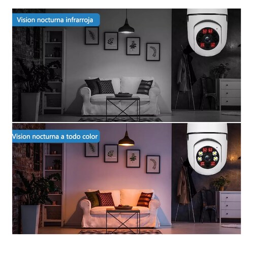 Camara De Seguridad Exterior/interior 1080p Wifi 360
