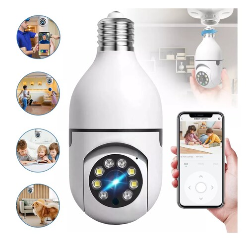 Camara De Seguridad Exterior/interior 1080p Wifi 360