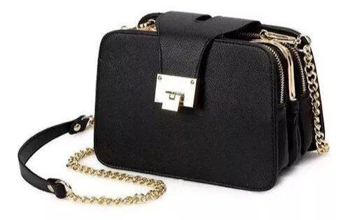 Bolso Bandolera Para Mujer Con Hebilla Metálica.