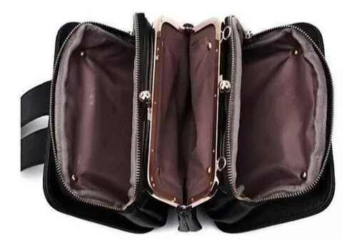 Bolso Bandolera Para Mujer Con Hebilla Metálica.
