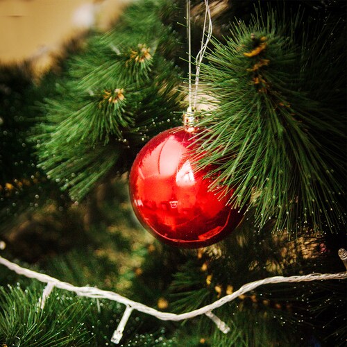Esfera navideña para arbol No5 paquete con 24 piezas 