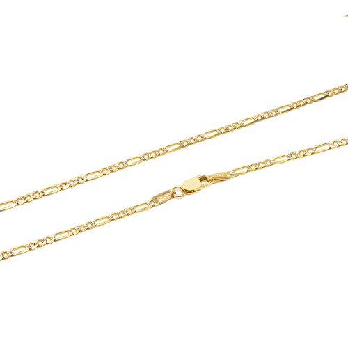 Cadena Cartier diamantada Oro 14 Kilates..