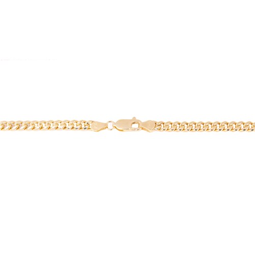 Cadena Barbada Oro 10 Kilates.