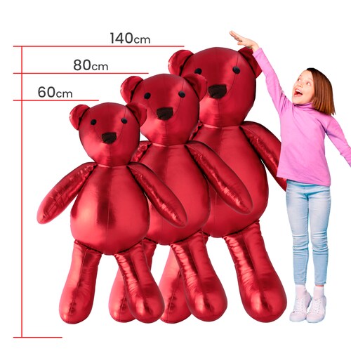 Decoración Navidad Set 3 Osos 140, 60, 40 cm + 2 Esferas 87 cm Tv Ofertas Fredo