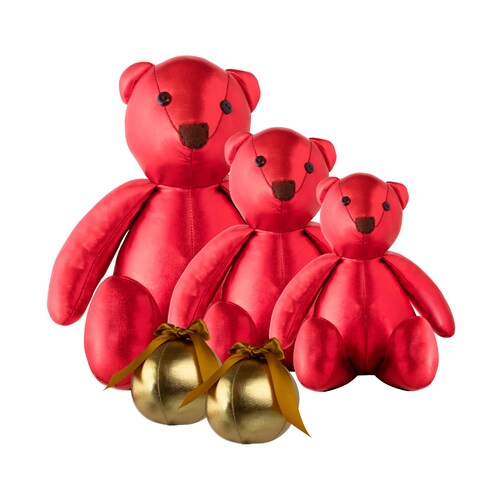 Decoración Navidad Set 3 Osos 140, 60, 40 cm + 2 Esferas 87 cm Tv Ofertas Fredo
