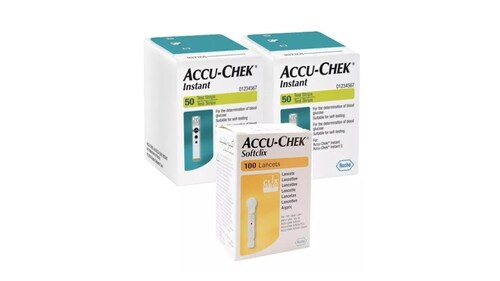 Kit Accu-chek Instant 100 Tiras Y 100 Lancetas