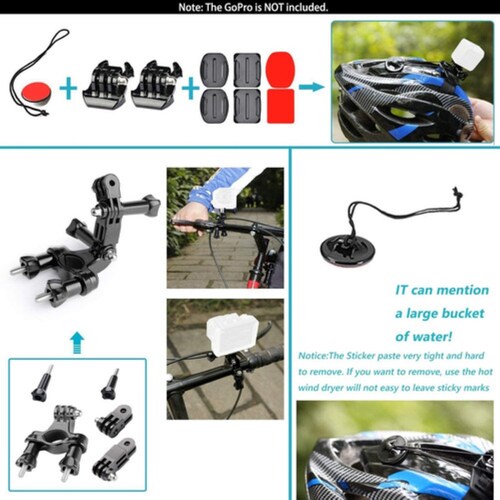 Kit De Accesorios Para Cámara De Acción 50 Piezas 