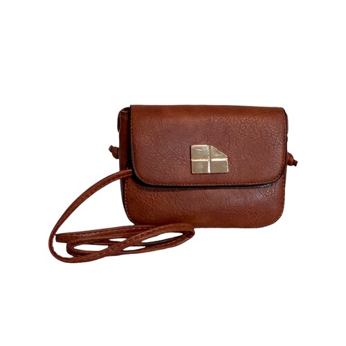 Bolsa juvenil Crossbody fina elegante piel vegana