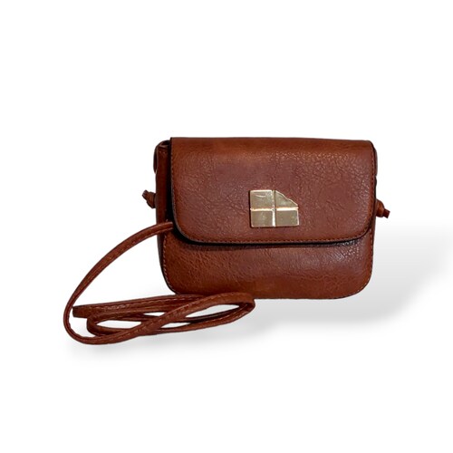 Bolsa juvenil Crossbody fina elegante piel vegana