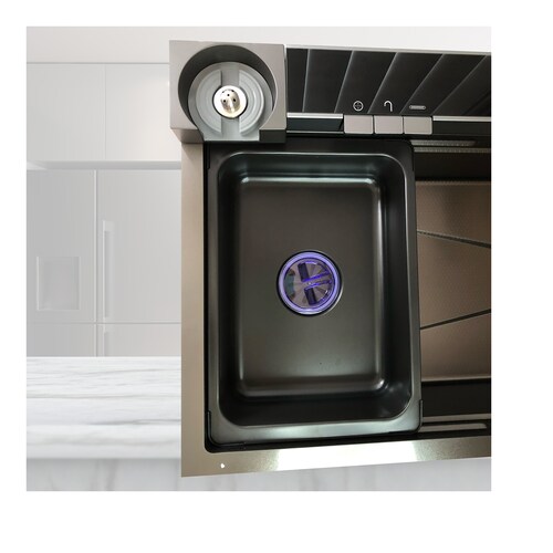 Tarja Cocina Fregadero Con Doble Cascada Acero Inoxidable Homely elegance