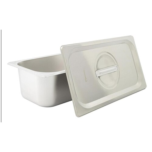Inserto Acero Inoxidable Con Tapa 1/3 6.5CM  Shorbull.