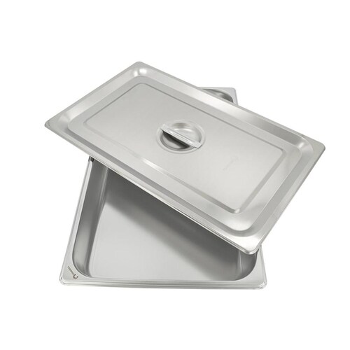 Inserto Acero Inoxidable Con Tapa 1/1  10CM Cocina Shorbull.