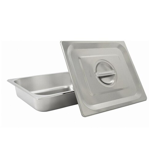 Inserto Acero Inoxidable Con Tapa 1/2 10CM Cocina Shorbull.