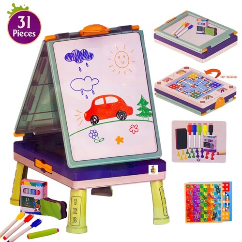 Pizarra Magnetica Infantil Dibujar 4 Colores Magica La Plata