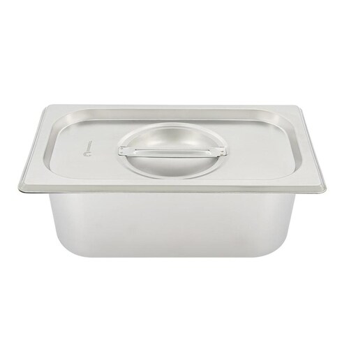 Inserto Acero Inoxidable Con Tapa  1/4 10CM  Shorbull.