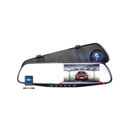 Espejo Retrovisor Con Pantalla y Cámara FHD Para Auto.