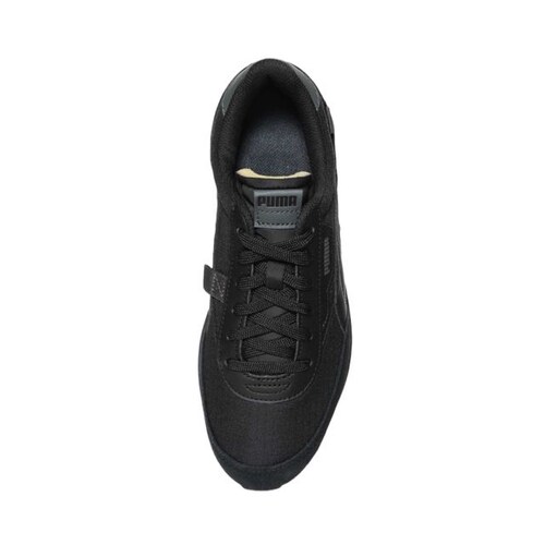  PUMA Zapatos negros de gamuza Juniors Niños grandes/Mujeres  Zapatillas de deporte Niños/Niñas, Negro - : Ropa, Zapatos y Joyería