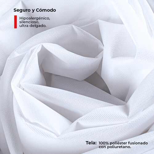 Colchón Memory Foam con blancos spring air- Matrimonial