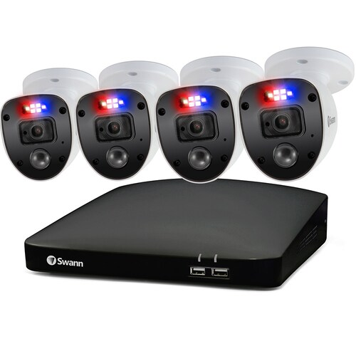 Sistema de Seguridad 4 cámaras DVR Swann Full Hd 1080 p 