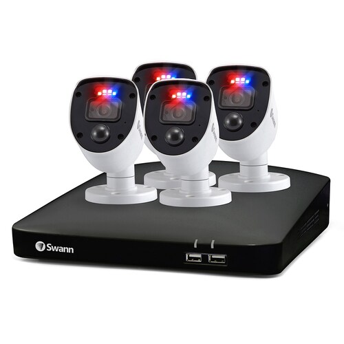 Sistema de Seguridad 4 cámaras DVR Swann Full Hd 1080 p 