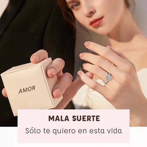 Anillo De Promesa Plata Hombre Y Mujer Ajustables.