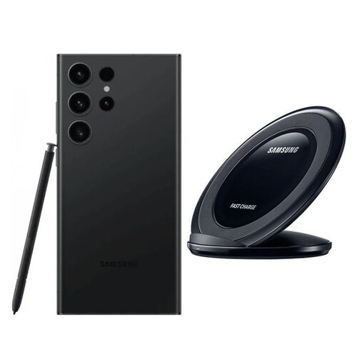 Samsung Galaxy S23 Ultra 512GB Negro Reacondicionado  + Cargador inalámbrico.