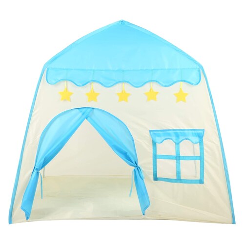 Casa de campaña para niños Tienda Castillo Ventanas Azul