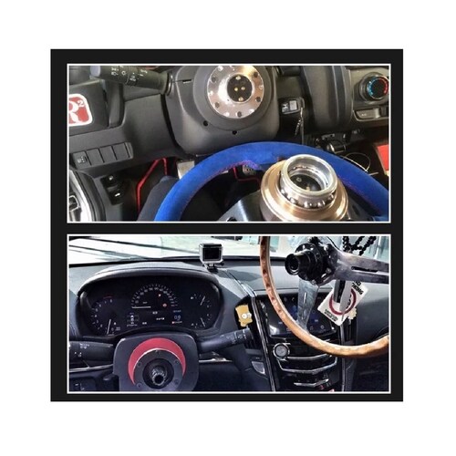Adaptador De Cubo Liberación Rápida Para Volante Universal Negro
