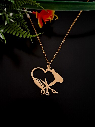 Collar Estilista Chapa De Oro 18 Kilates Calidad Premium