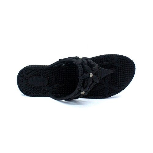 Sandalias Angy para Dama Casuales y Resistentes Luli Patotas Estilo Pata de Gallo con Tiras Floreadas y Detalles de Remachado