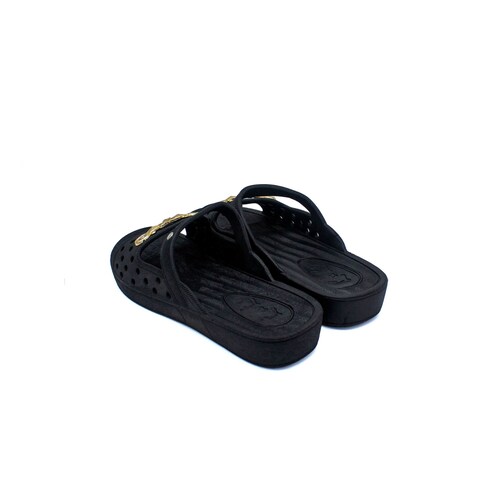 Sandalias Ayanti para Dama Casuales y Resistentes Luli Patotas Estilo Slip-On con Diseño Perforado y Decorados Dorados