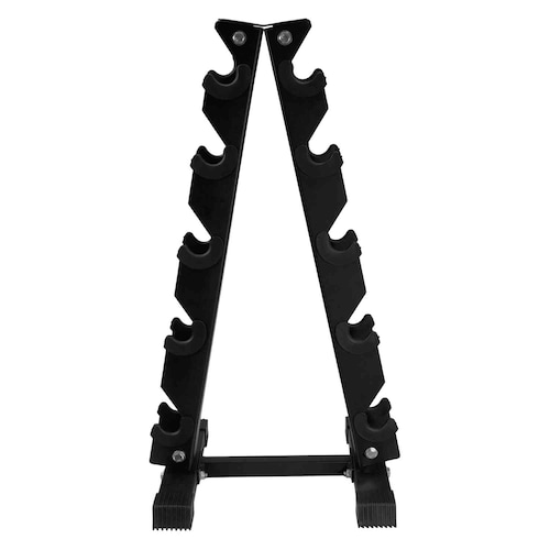 Rack Mancuernas Gym Tipo Torre Soporte 5 Pares