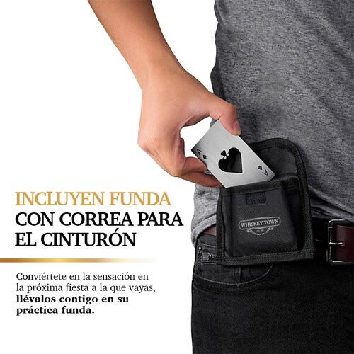 Destapador de Cerveza en Forma de Baraja Acero Inoxidable 4 Piezas