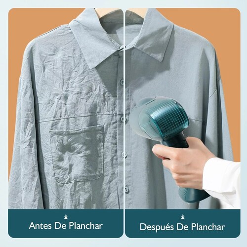Vaporizador Máquina De Planchar De Mano Plancha De Vapor Azul