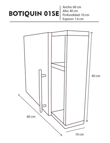 Organizador Botiquin Sin Espejo