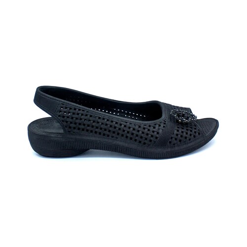 Sandalias Mimi para Dama Casuales y Resistentes Luli Patotas Estilo Slip-On con Decorado de Flor