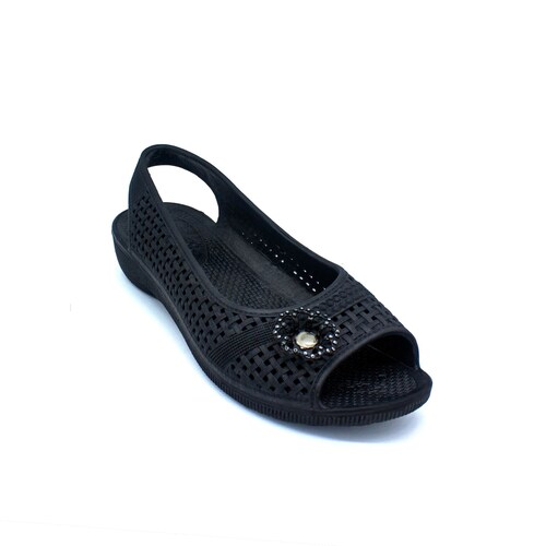 Sandalias Mimi para Dama Casuales y Resistentes Luli Patotas Estilo Slip-On con Decorado de Flor