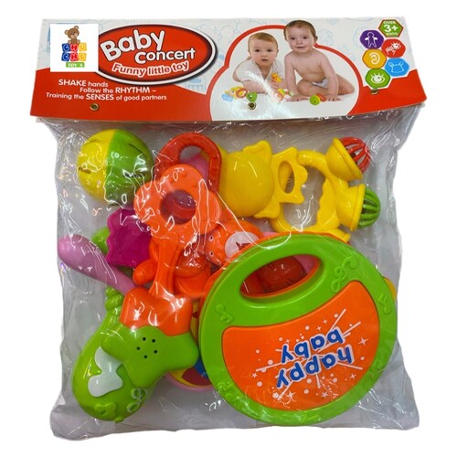 Juego De Sonajas Para Bebes Concierto Musical 10pz